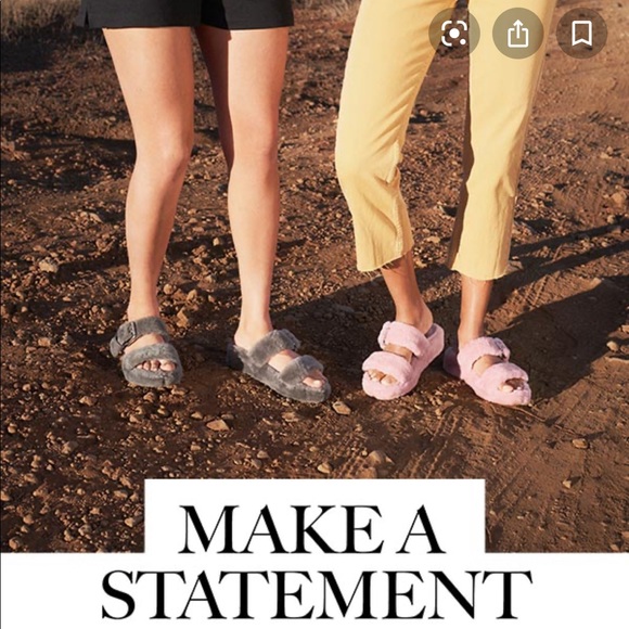 ugg fuzz yeah slippers